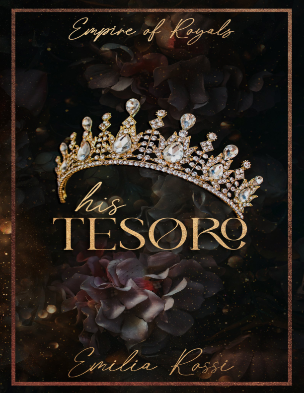 Portada de His Tesoro: An Arranged Marriage Age Gap Mafia Romance (Empire of Royals Book 1)